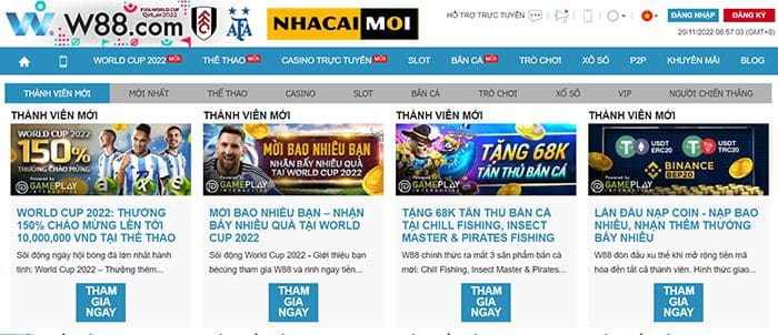 Giới Thiệu Về Khuyến Mãi W88